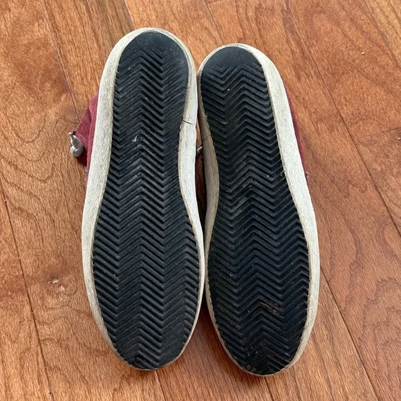 Golden Goose Burgundy Francy Sneakers - Picture 7 of 9
